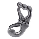 3 Pcs Grey Heart Sandwich Maker Sealer - DIY Toast Pocket Bread Cutter & Sealer Mold (PP + 304 Stainless Steel)