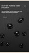 Black Premium PU Leather Multi-Functional Travel Cable Organizer - Waterproof Digital Storage Pouch