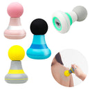 2 Pcs Blue Mini Massage Gun - 6-Speed Muscle Relaxer, USB Rechargeable, Portable Fascia Massager for Home Use