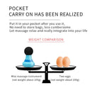 2 Pcs Blue Mini Massage Gun - 6-Speed Muscle Relaxer, USB Rechargeable, Portable Fascia Massager for Home Use