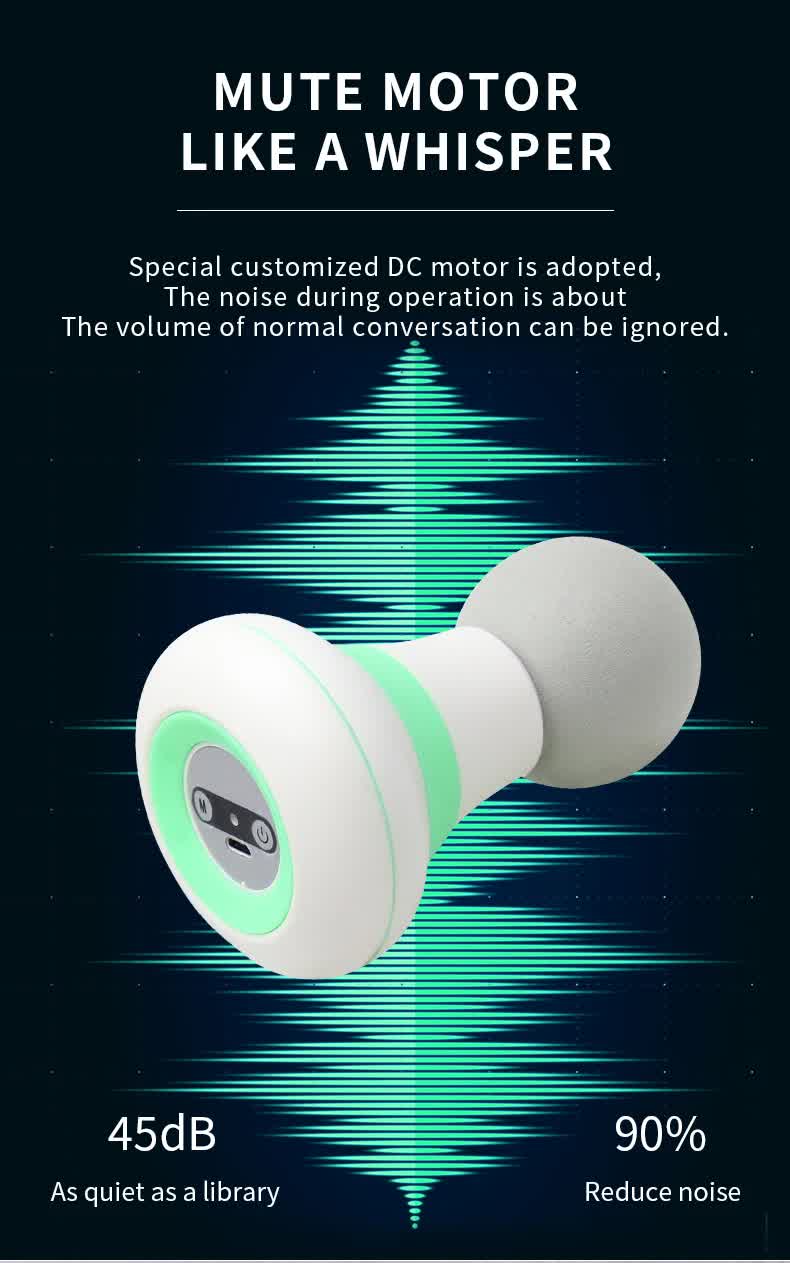 2 Pcs Pink Mini Massage Gun - 6-Speed Muscle Relaxer, USB Rechargeable, Portable Fascia Massager for Home Use