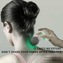 2 Pcs Grey And Green Mini Massage Gun - 6-Speed Muscle Relaxer, USB Rechargeable, Portable Fascia Massager for Home Use