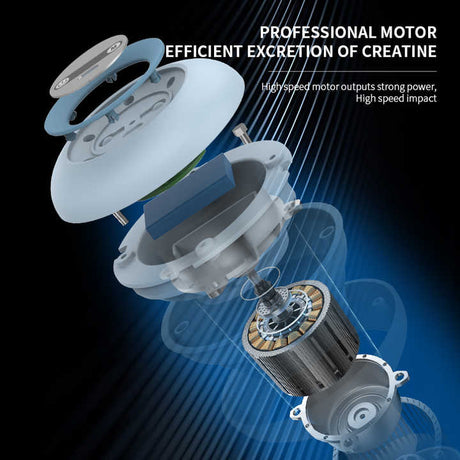 2 Pcs Grey And Green Mini Massage Gun - 6-Speed Muscle Relaxer, USB Rechargeable, Portable Fascia Massager for Home Use