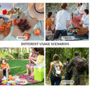 Black 23L Extra Large Insulated Cooler Bag with Double Layers - Perfect for Camping, Picnics, and Outdoor Adventures