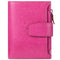 Dark Pink Premium Genuine Leather RFID Blocking Women's Wallet - Lightweight, Multi-Functional, and Stylish