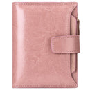 Light Pink Premium Genuine Leather RFID Blocking Women's Wallet - Lightweight, Multi-Functional, and Stylish