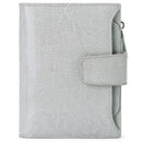 Light Grey Premium Genuine Leather RFID Blocking Women's Wallet - Lightweight, Multi-Functional, and Stylish