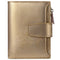 Bronze Premium Genuine Leather RFID Blocking Women's Wallet - Lightweight, Multi-Functional, and Stylish