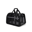 Size S Black Foldable Pet Carrier Bag - Lightweight, Breathable, and Spacious for All Seasons