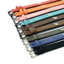 2 PCS Soft Leather Dog Collar - Adjustable & Durable for Medium/Large Dogs S-(48*2.0cm)