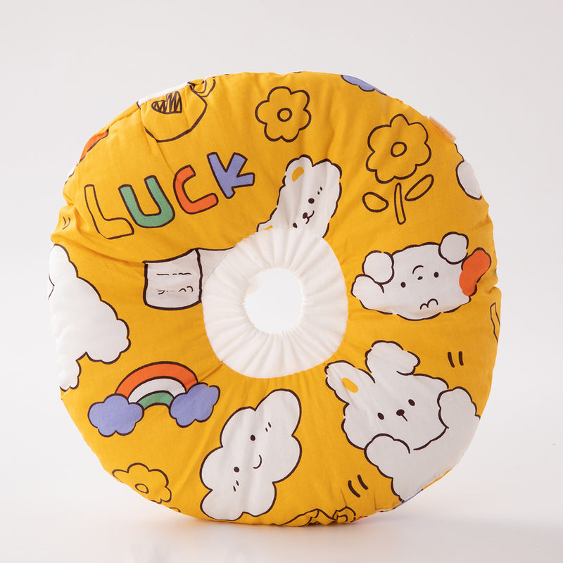 2 pcs Cloud Rabbit Pet Recovery Collar - Comfortable Anti-Lick Cone for Cats & Dogs Size S