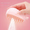 2 PCS Pink Dolphin Electric Pet Brush | One-Click Spray, Massage, & Hair Removal