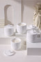 (Jasmine)Scented Candle - Soy Wax Candle in Ceramic Pot