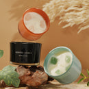 3 PCS (Sweet lemon)Macaron Crystal Stone Scented Candle - Aromatherapy Gift