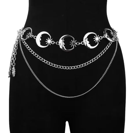2 PCS (Style 3)Statement Body Chain Belt - Women's Sun Flower Waist Jewelry