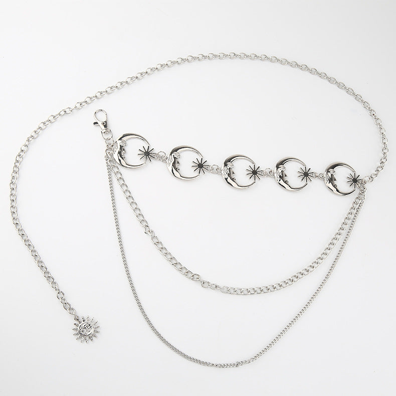 2 PCS (Style 3)Statement Body Chain Belt - Women's Sun Flower Waist Jewelry