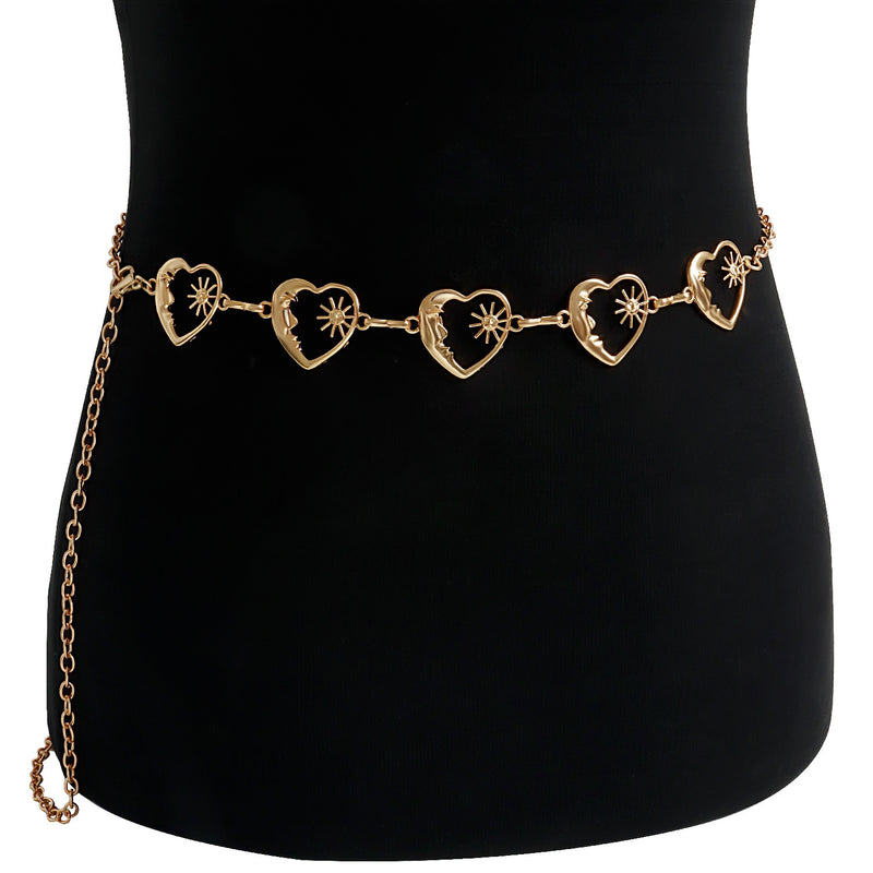 2 PCS (Style 6)Statement Body Chain Belt - Women's Sun Flower Waist Jewelry