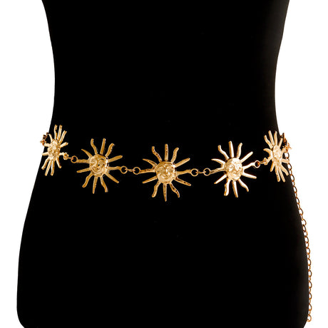 2 PCS (Style 9)Statement Body Chain Belt - Women's Sun Flower Waist Jewelry