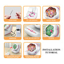 Pink DIY Electric Bead Spinner - Jewelry Making Tool with USB Charging