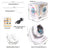 Gray DIY Electric Bead Spinner - Jewelry Making Tool with USB Charging