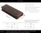 Wine Red Genuine Leather Pencil Case - Vintage Zip-Up Pen Holder with Elastic Loops