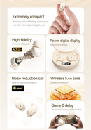 Black Sleep Earphones - Ultra-Comfortable Mini In-Ear Headphones