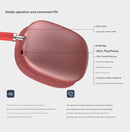 Black Bluetooth Over-Ear Headphones - Mesh Headband, Wireless, Rotatable Earcups