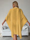 Yellow Summer Beach Cover-Up- Bamboo Cotton Sun Protection Cardigan