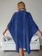 Royal Blue Summer Beach Cover-Up- Bamboo Cotton Sun Protection Cardigan