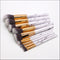 (Bag + Brush) White Marble Makeup Brush Collection - 10 brushes for face, eyes and lips