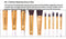 Barrel Pink Marble Makeup Brush Collection - 10 brushes for face, eyes and lips