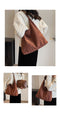 Brown Women's Vintage Bucket Bag - Fashionable Shoulder Bag