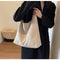 Beige Women's Vintage Bucket Bag - Fashionable Shoulder Bag