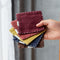 Brown Chinese Style Linen Coasters - Set of 5, Hand-Embroidered Tea Mats (9x9cm)