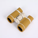 2 pcs Brown Kids Toy Binoculars - 4x Magnification, Safe ABS Construction