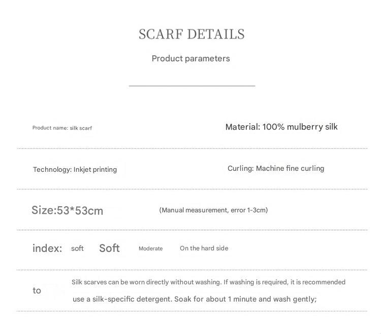 Green Pure Silk Scarf - Elegant Flower Design, Square Handkerchief (Style 11)