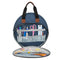 Blue Multi-Compartment Embroidery Bag - Keep Your Projects Organized