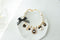 Black 4-PCS Pearl Charm Pet Necklace - Adjustable Bowknot Collar for Small Dogs & Cats (L: 30+5CM)