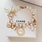 White 4-PCS Pearl Charm Pet Necklace - Adjustable Bowknot Collar for Small Dogs & Cats (S: 20+5CM)