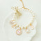 White 4-PCS Pearl Charm Pet Necklace - Adjustable Bowknot Collar for Small Dogs & Cats (S: 20+5CM)