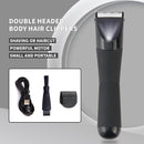 Black Electric Shaver for Women - Painless Hair Remover with USB Charging