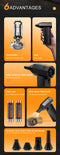Portable Air Blower - Multi-Use for Computer, Car, Outdoor Inflatables