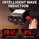 Green Rechargeable LED Headlight -  Cap Light, Long Lasting Camping Light