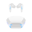 White Wireless Gaming Earbuds - Bluetooth 5.2, Low Delay, 3D Stereo
