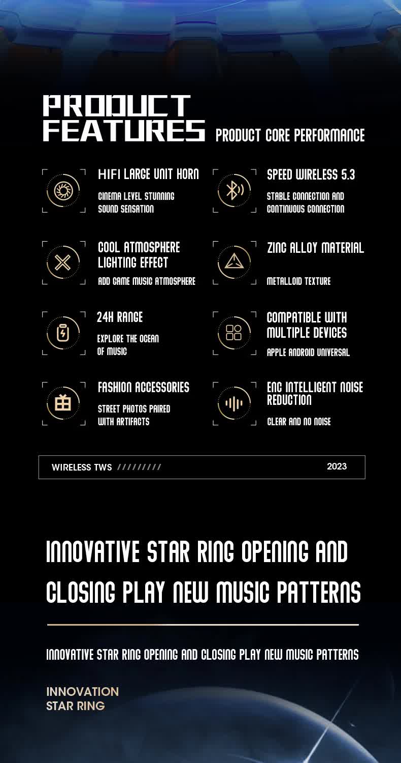 Pink Bluetooth 5.3 Wireless Earbuds - Hi-Fi Audio, Comfortable In-Ear, Fingerprint Touch