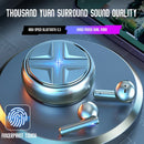 Silver Bluetooth 5.3 Wireless Earbuds - Hi-Fi Audio, Comfortable In-Ear, Fingerprint Touch