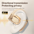 Gold Open Ear Bluetooth 5.3 Headphones - Non-In-Ear, Ear Hook, Wireless Sports