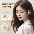 Gold Open Ear Bluetooth 5.3 Headphones - Non-In-Ear, Ear Hook, Wireless Sports