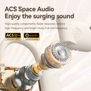 Gold Open Ear Bluetooth 5.3 Headphones - Non-In-Ear, Ear Hook, Wireless Sports