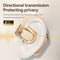 Black Open Ear Bluetooth 5.3 Headphones - Non-In-Ear, Ear Hook, Wireless Sports